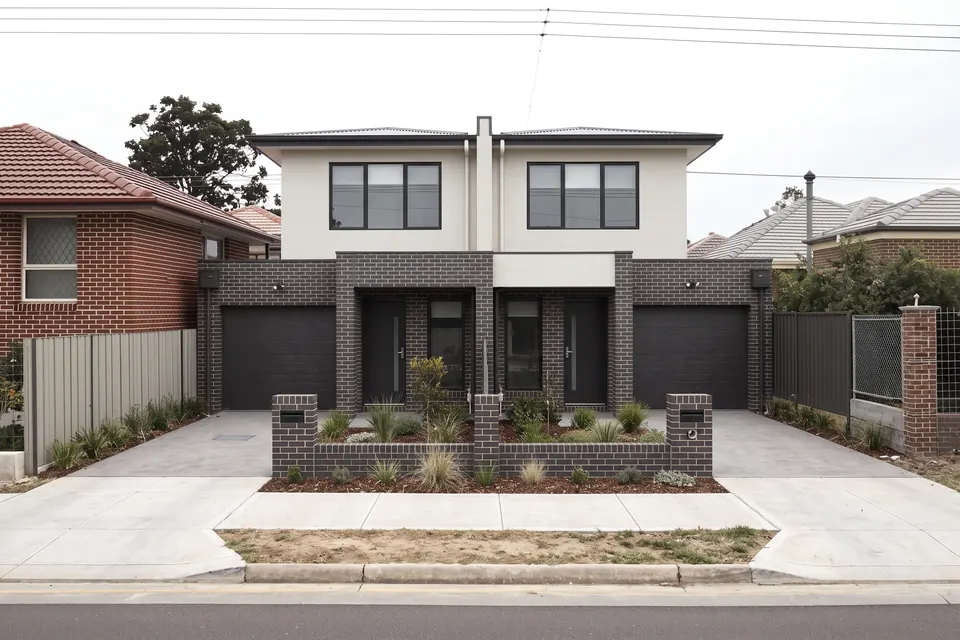 Vacant block to duplex — after