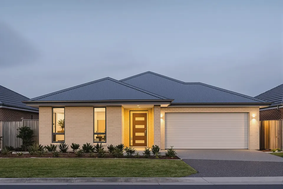 Family home design for Bathurst: single-storey family home on a regional residential street