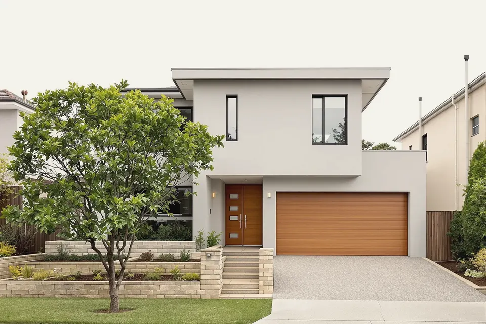 Two-storey home design for Mosman: refined two-storey family home on a 700 square metre block